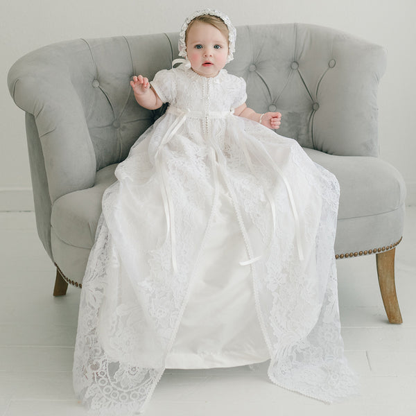 White Baptism Dress for Adults